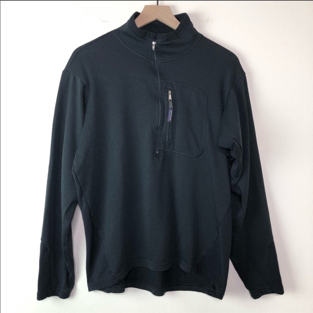 Men’s Patagonia Black 1/2 Zip Pullover Large